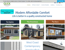 Tablet Screenshot of clickmodular.com